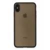 Newface Apple iPhone XS Max Kılıf Montreal Silikon Kapak - Siyah