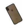 Newface Apple iPhone XS Max Kılıf Montreal Silikon Kapak - Siyah