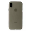 Newface Apple iPhone XS Max Kılıf PP Ultra İnce Kapak - Gri