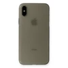 Newface Apple iPhone XS Max Kılıf PP Ultra İnce Kapak - Gri