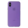 Newface Apple iPhone XS Max Kılıf PP Ultra İnce Kapak - Mor