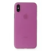 Newface Apple iPhone XS Max Kılıf PP Ultra İnce Kapak - Pembe