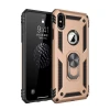 Newface Apple iPhone XS Max Kılıf Sofya Yüzüklü Silikon Kapak - Gold
