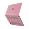 Newface Apple Macbook Pro 13 2021 Macbook Buzlu Kapak - Pembe