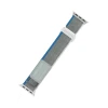 Newface Apple Watch 38mm Alice Kumaş Kordon - Mavi-Gri