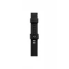 Newface Apple Watch 38mm KR408 Çizgili Silikon Kordon - Siyah