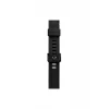Newface Apple Watch 38mm KR408 Çizgili Silikon Kordon - Siyah
