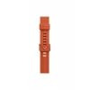 Newface Apple Watch 38mm KR408 Çizgili Silikon Kordon - Turuncu