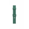 Newface Apple Watch 38mm KR408 Çizgili Silikon Kordon - Yeşil