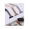 Newface Apple Watch 38mm Live Taşlı Kordon - Siyah
