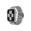 Newface Apple Watch 38mm Star Kordon - Zigzag Siyah-Beyaz
