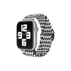 Newface Apple Watch 38mm Star Kordon - Zigzag Siyah-Beyaz