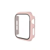 Newface Apple Watch 40mm Camlı Kasa Ekran Koruyucu - Pembe