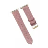 Newface Apple Watch 42mm Creeper Desenli Kordon - Rose Gold