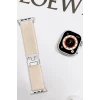 Newface Apple Watch 42mm Forest Kumaş Kordon - Krem