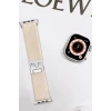 Newface Apple Watch 42mm Forest Kumaş Kordon - Krem