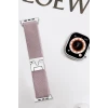 Newface Apple Watch 42mm Forest Kumaş Kordon - Lila