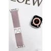 Newface Apple Watch 42mm Forest Kumaş Kordon - Lila