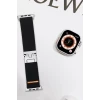 Newface Apple Watch 42mm Forest Kumaş Kordon - Siyah