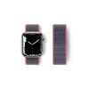 Newface Apple Watch 42mm Hasırlı Cırtcırtlı Kordon - Pembe