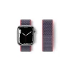 Newface Apple Watch 42mm Hasırlı Cırtcırtlı Kordon - Pembe