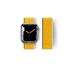 Newface Apple Watch 42mm Hasırlı Cırtcırtlı Kordon - Sarı