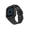 Newface Apple Watch 42mm KR401 Silikon Kordon - Siyah