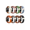 Newface Apple Watch 42mm KR414 Daks Deri Kordon - Pembe