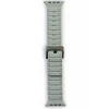 Newface Apple Watch 42mm Magnus Mıknatıslı Silikon Kordon - Gri