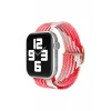 Newface Apple Watch 42mm Star Kordon - Pembe-Kırmızı