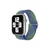 Newface Apple Watch 42mm Star Kordon - Yeşil-Lacivert
