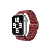 Newface Apple Watch 42mm Star Kordon - Zigzag Kırmızı-Siyah