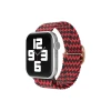 Newface Apple Watch 42mm Star Kordon - Zigzag Kırmızı-Siyah