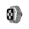 Newface Apple Watch 42mm Star Kordon - Zigzag Siyah-Beyaz