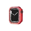 Newface Apple Watch 44mm Taşlı Kasa - Kırmızı