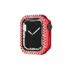 Newface Apple Watch 44mm Taşlı Kasa - Kırmızı