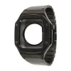 Newface Apple Watch 45mm KR409 Metal Kordon - Siyah