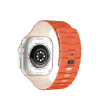 Newface Apple Watch Ultra 49mm Wowen Kordon - Turuncu