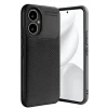 Newface Honor 400 Kılıf Auto Focus Karbon Kapak - Siyah