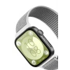 Newface Huawei Fit 4 Hasırlı Cırtcırtlı Kordon - Beyaz