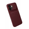Newface Huawei Honor 600 Auto Focus Karbon Kapak - Bordo