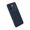 Newface Huawei Honor 600 Auto Focus Karbon Kapak - Lacivert