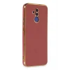 Newface Huawei Mate 20 Lite Kılıf Volet Silikon - Kırmızı