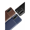 Newface Huawei P Smart 2021 Kılıf Auto Focus Karbon Kapak - Siyah