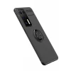 Newface Huawei P40 Kılıf Range Yüzüklü Silikon - Siyah