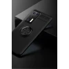 Newface Huawei P40 Kılıf Range Yüzüklü Silikon - Siyah