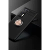 Newface Huawei P40 Kılıf Range Yüzüklü Silikon - Siyah-Gold