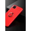 Newface Huawei Y5P Kılıf Range Yüzüklü Silikon - Kırmızı
