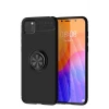 Newface Huawei Y5P Kılıf Range Yüzüklü Silikon - Siyah