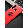 Newface Huawei Y6P Kılıf Range Yüzüklü Silikon - Kırmızı